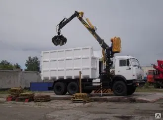 фото Услуги Ломовоза объём кузова 24 м.куб