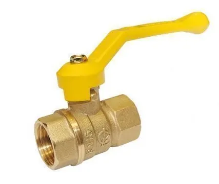 Фото №0 Кран шаровой газовый DN-25 СТАНДАРТ 220 ВхВ рычаг