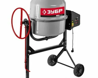 фото Бетономешалка, чугунный венец Зубр БМЧ-160
