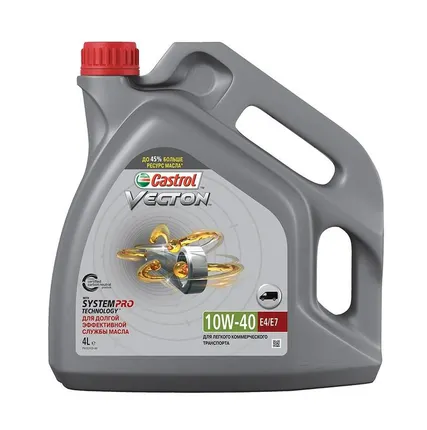Фото №0 Масло моторное Castrol Vecton 10w40 E4/E7 (4л.) 15B695