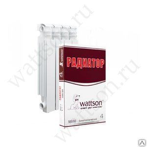 фото Радиатор секционный биметаллический WATTSON Радиатор BM 500 080 04