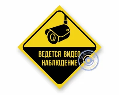 фото Ведется видеонаблюдение