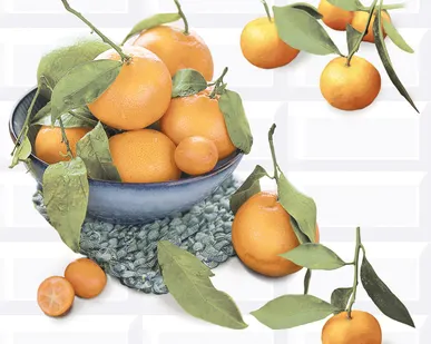 фото Плитка керам. AZORI Вог 405x402 Citrus 2 (2 шт) панно