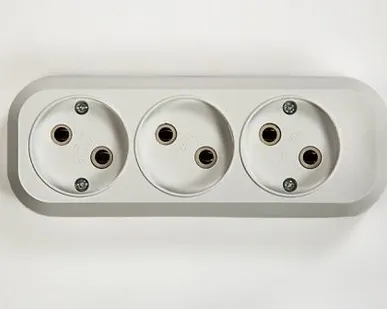 фото Колодка 3 гн. б/з АБС пластик ASD (5030)