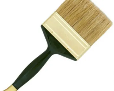 фото Кисть плоская натуральная щетина 70мм Варяг