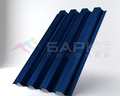 фото Профлист Н-75 -800мм(750 мм) RAL 5005 Полиэстер 0.7