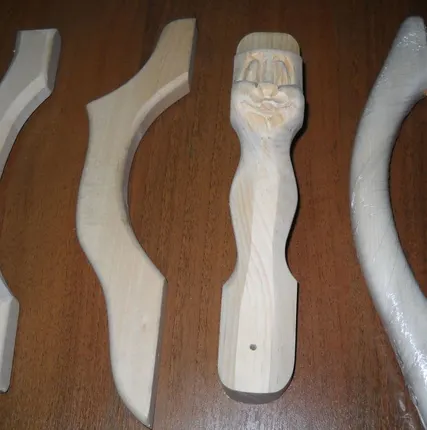 Фото №0 Ручка входная простая (липа), шт