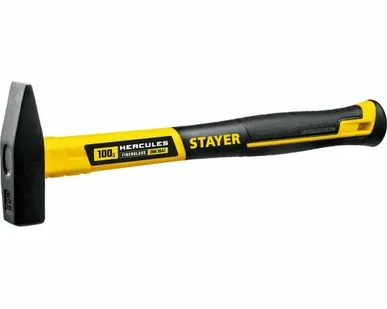 фото Молоток 100 гр Stayer Hercules слесарный с фиберглассовой рукояткой