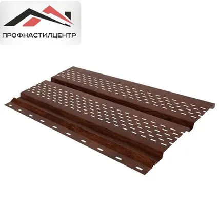 Фото №0 Сайдинг Софит металлический с перфорацией