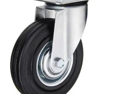 фото Колесо для тачки TECH-KREP Колесо промышленное Tech-Krep поворотное D100 оцинкованная сталь 148524