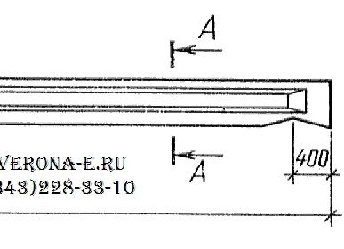 фото Балка стропильня односкатная Серия 1.462.1-1/88 2БСО 12-4к7