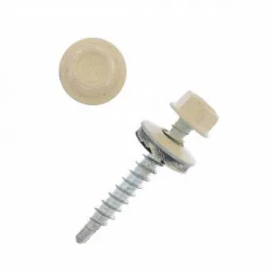 Фото №0 Саморез кровельный 4,8х51, (бежевый) RAL 1014 КРс ZP