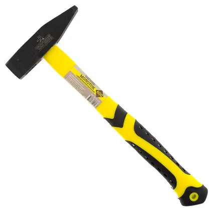 Фото №0 Молоток 600 грамм с фиберглассовой ручкой ЧЕГЛОК 21-02-060