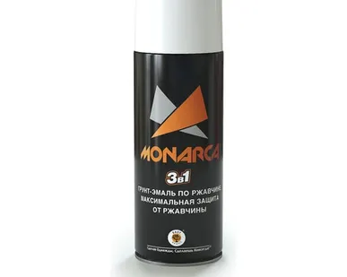 фото Аэрозольный грунт MONARCA RAL9003 Белый 520мл, 270г