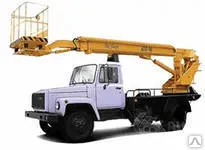 Фото №0 Услуги автовышки 18 м автогидроподъемник АГП18