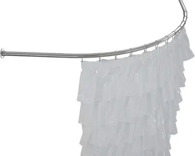 фото Карниз для ванны Aquanet Jamaica 160x100 хром 00152670