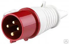 Фото №0 Вилка ИЭК 024 3Р+РЕ 32А 380В переносная IP44 упак 10 шт кор 40 шт (PSR02-03