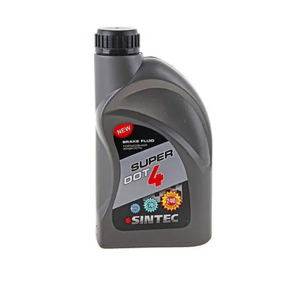 Фото №0 Жидкость Тормозная DOT-4 sintec super 910 гр