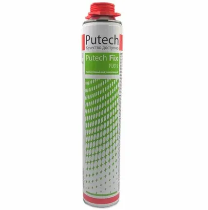 Фото №0 Клей-пена полиуретановая универсальная Putech Fix PU015 летняя 820 мл