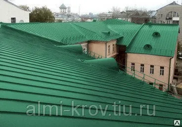 фото Двойной стоячий фальц РЕ для кровли