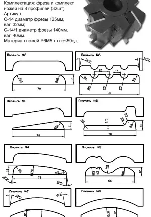 Фото №62 фрезы по дереву для станков в Москве