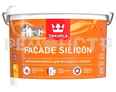 фото Краска фасад  9л база С гл/м Tikkurila FACADE Silicon (1) ЭК П