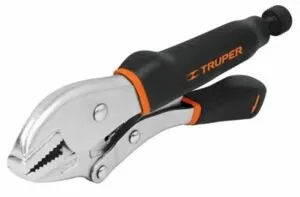 фото Клещи силовые 25см с прямыми губками с винил ручками TRUPER 17437