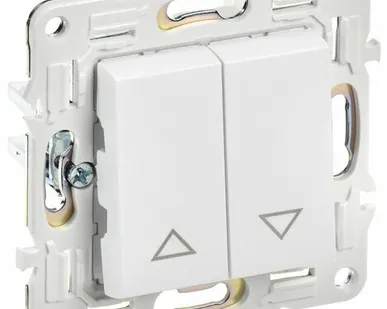 фото SKANDY Выключатель жалюзи 10А SK-V12W арктический белый IEK