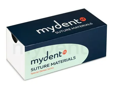 фото Полиамид NA 5/0 mono RR 16мм, игла 3/8, 75см черн. нейлон