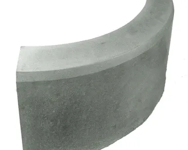 фото Бордюр тротуарный Берит Криволинейный 780х78х200