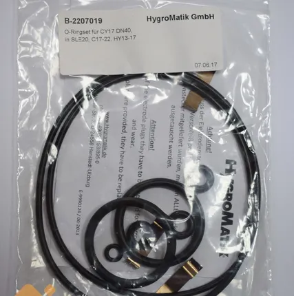 Фото №1 Набор сменных уплотнительных резиновых колец для HygroMatik С17-22 (арт. AC-04-00000)