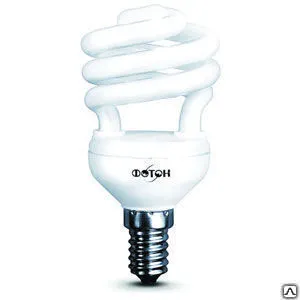 Фото №0 Лампа энергосберегающая ФОТОН GLM P45 9W E14