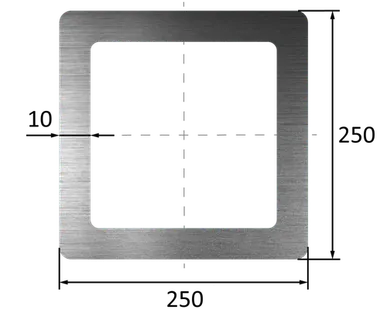 фото Труба профильная 250х250х10