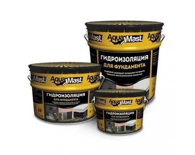 фото Мастика битумная AquaMast для фундамента 3 кг ТехноНиколь