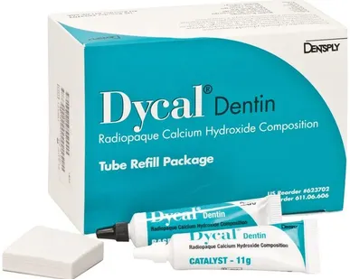 фото Dycal ivory (Дайкал) (база 13 гр катализ 11 гр) Dentsply
