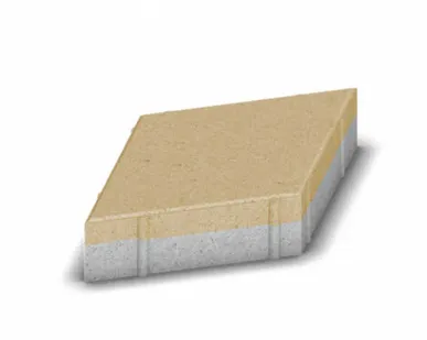 фото Блок Ромб (желтый №420) 300х300х100 мм