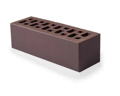 фото Кирпич лицевой керамический «Шоколад» пустотелый Евро 0.9 НФ