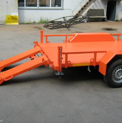 Фото №3 Прицеп для перевозки дорожно - строительной спец мини техники массой до 2,8 тонн