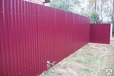 Фото №0 Забор из профлиста