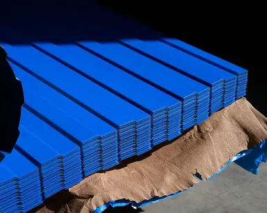 фото Профлист С-8 / синий / 0.45 мм - RAL 5005 / Сигнальный синий - Глянцевая - с ЛКП - Первый - С-8 - Стандартные - Опт (от 100 листов / от 200 м.пог.)