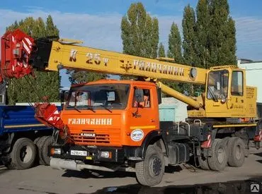 фото Аренда крана Галичанин 25 тонн