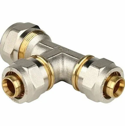 Фото №0 Тройник переходной STOUT 26х20х20 для металлопластиковых труб винтовой