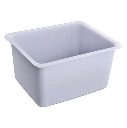 Фото №0 Большая лабораторная раковина-мойка Stegler RM-490W (полипропилен, внутр 490×390×290, габариты 550х450х310)