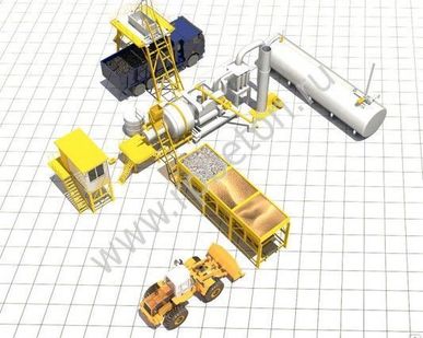 фото Асфальтный завод QLB10 мобильный