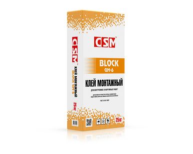 фото Монтажный клей CSM «BLOCK» зима