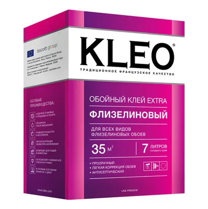 Фото №0 Клей для флизелиновых обоев, KLEO EXTRA 35, 240гр.