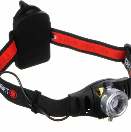 Фото №0 Фонарь ЧИНГИСХАН налобный 1 XPE LED, с фокусировкой, 3хААА, 2 режима, пластик