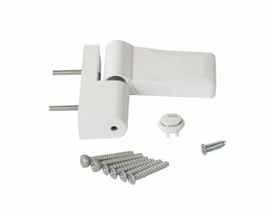 фото Петля дверная Elementis серия IQ-Plus белая 19-22 мм