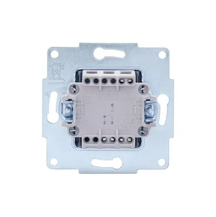 Фото №6 Переключатель проходной 1-кл. СП Vesna механизм крем. LEZARD 742-0388-105