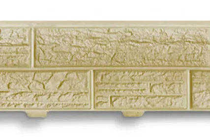 Фото №0 Формованный сайдинг Альта-Профиль Сланцевая порода цвет Кремовый